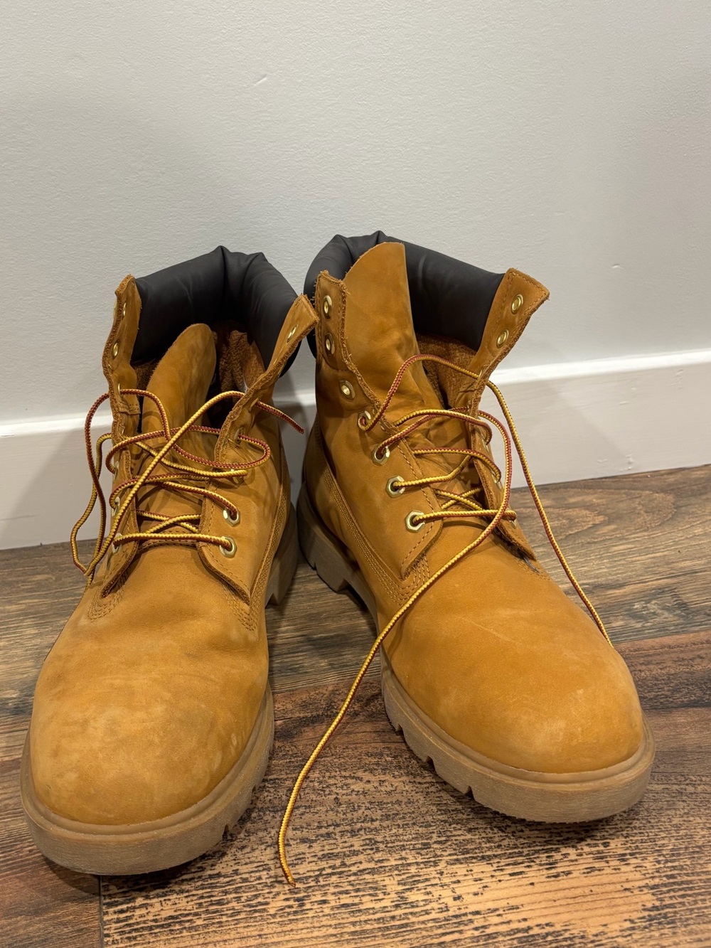 Timberland Wheat Suede Kids Lace-Up Work Boots